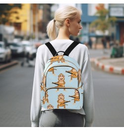 Small Backpack for Women Travel Bag Monkey Plays Guitar Daypack Purse Fashion Shoulder Bag Rucksack Small A566 $15.59 Backpacks