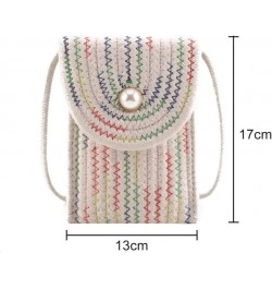 Summer Rattan Handmade Woven Bag Magnetic Buckle Braiding Vertical Crossbody Bag for Work Concert Study Outdoor/910 Black $9....