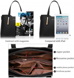 Purses and Handbags for Womens Satchel Shoulder Tote Bags Wallets Top-Handle Bags Crossbody Bags Black Pink $25.23 Totes