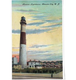 24x36 Inch Giclee Print, Atlantic City, New Jersey, View of Absecon Lighthouse $21.50 Totes