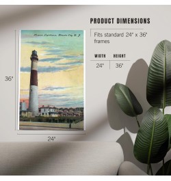 24x36 Inch Giclee Print, Atlantic City, New Jersey, View of Absecon Lighthouse $21.50 Totes