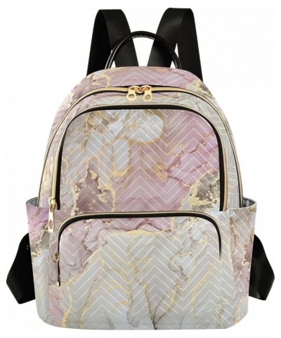 Marble Texture Mini Backpack Fashion Backpack Purse for Women,Handbag Shoulder Bag Casual Daypack, Ladies Gift for College Wo...