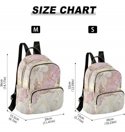 Marble Texture Mini Backpack Fashion Backpack Purse for Women,Handbag Shoulder Bag Casual Daypack, Ladies Gift for College Wo...