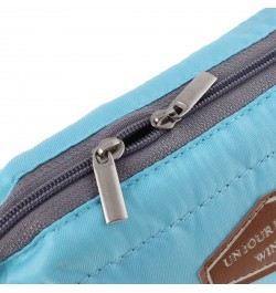 Qtqgoitem Cotton Blends Zipper Clutch Ladies Cosmetic Handbag Purse Wallet Blue (Model: fbf 1e6 2a9 e63 274) $8.78 Clutches