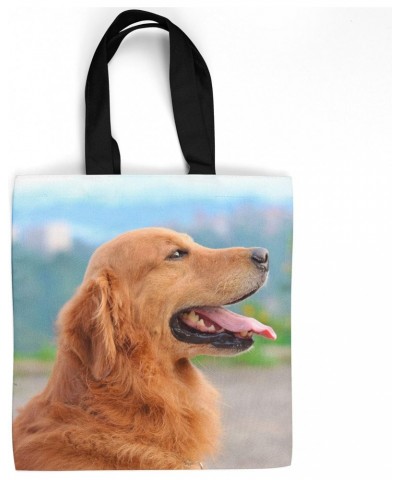 Dog Retriever - Tote Bag - Picture Photography Shopping Gym Work - 16x16 Inch (D41D8) $20.97 Totes