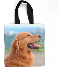 Dog Retriever - Tote Bag - Picture Photography Shopping Gym Work - 16x16 Inch (D41D8) $20.97 Totes