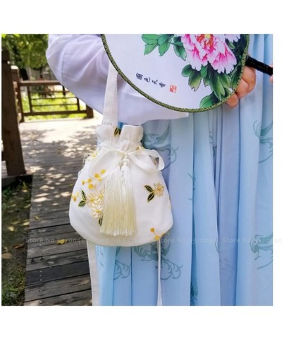 Chinese Traditional Embroidery Wallet Hanfu Handbag Girl Tang Handbag (Color : 4) 2 $13.76 Handbags