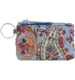 Women's Cotton Deluxe Zip ID Case Wallet with RFID Protection Provence Paisley $10.33 Wallets