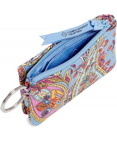 Women's Cotton Deluxe Zip ID Case Wallet with RFID Protection Provence Paisley $10.33 Wallets