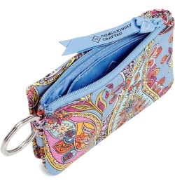 Women's Cotton Deluxe Zip ID Case Wallet with RFID Protection Provence Paisley $10.33 Wallets