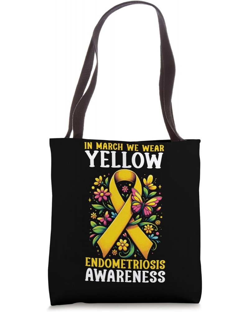 Endo Warrior Endometriosis Awareness Month Endo Fighter Tote Bag $11.50 Totes