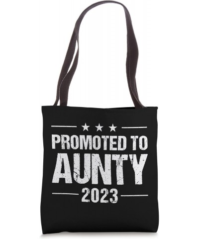 Promoted To Aunty Est 2023 For Women - Funny New Aunt Tote Bag $14.50 Totes