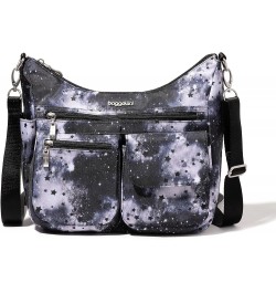 Modern Everywhere Bagg - Water-resistant Lightweight Hobo Crossbody Bag for Women - Easy-Access Phone Pocket Night Sky $31.44...